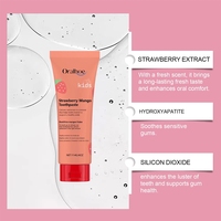 Dentifrice Enfant ORALHOE Soin des Dents Nettoyage en Profondeur Naturel à la Fraise en Gros