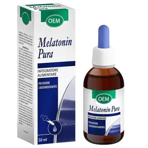 Private Label Sleeping Aid Liquid Melatonin Drops 1mg Melatonin Liquid Sleep Drops For Adults