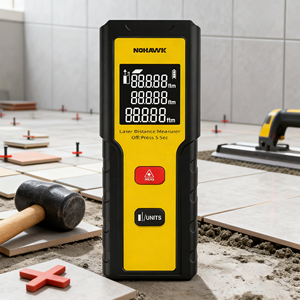 Nohawk 40m règle électrique intelligente mètre à ruban numérique outil de mesure de distance laser compteur avec niveaux à bulles - Product Image 1