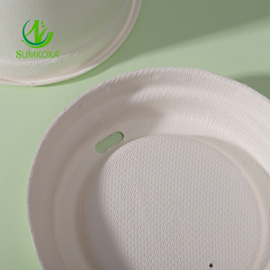 Sumkoka <strong>OK</strong> COMPOST HOME Customized 8 12 16oz Compostable Sugarcane Bagasse Pulp <strong>Cups</strong> Disposable Bagasse Paper Coffee <strong>Cups</strong> - Product Image 4