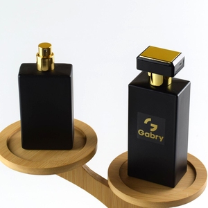 Nhà Máy Tùy Chỉnh 30Ml 50Ml <span class=keywords><strong>100Ml</strong></span> Phẳng Vuông Chai Nước Hoa Với Màu Đen Mờ Kết Thúc Và Bơm Phun Cap <span class=keywords><strong>3.4</strong></span> <span class=keywords><strong>Oz</strong></span> - Product Image 2