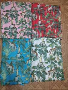 Fourniture directe d'usine tissu de coton respirant matière première textile à prix économique pour filles garçons chemises décoratives - Product Image 6