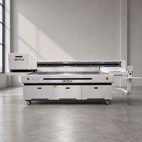 Mesin Cetak UV Flatbed Industri 2513 dengan Kepala Cetak Ricoh G6, Mesin Cetak UV Digital Heavy Duty untuk Dekorasi dan Signage Plexiglass