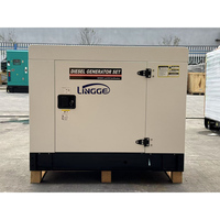 Generador Diésel Súper Silencioso LINGGE de 15Kw 20Kw 25Kw, Portátil, para Uso Doméstico