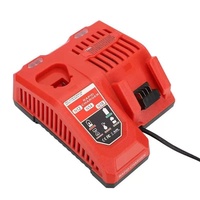 Chargeur rapide pour batteries Li-ion Milwaukee M12 M18 12V 18V avec protection contre les surcharges et arrêt automatique
