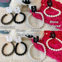Collier élégant classique en perles pour chien, bijoux de luxe pour animaux de compagnie, collier à perles pour chiens de petite, moyenne et grande taille