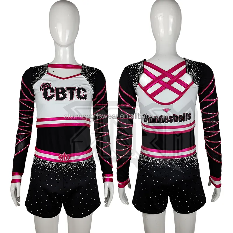 Sexy cheerleader costume for girls sportswear cheer uniforms