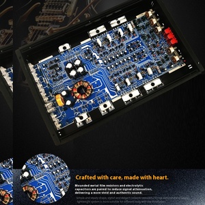 เครื่องขยายเสียงรถยนต์ WD628 4 แชนแนล กำลังขับสูง คลาส D สำหรับการปรับแต่งเสียง แบบจัดส่งข้ามพรมแดน - Product Image 2