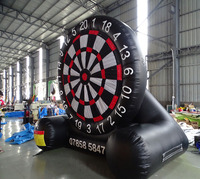 Jeu de fléchettes gonflables géant mega, jeu de sport interactif, pour l'extérieur, large choix de couleurs