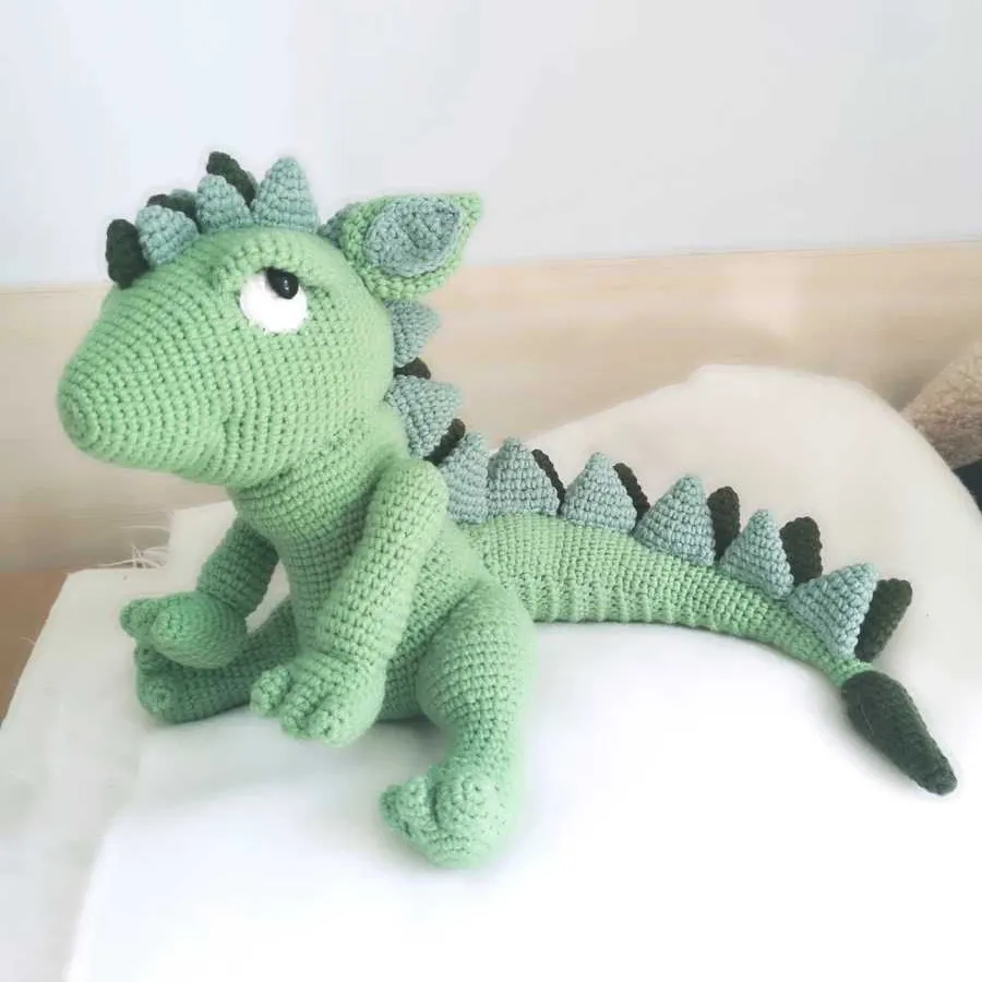 Amigurumi Pattern Crochet T-REX Dinosaur DIY Instant Digital 