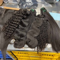 Extensions de cheveux humains bouclés birmans en vrac, non traités, double trame, vente chaude, fournisseurs de mèches de cheveux vietnamiens bruts