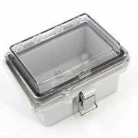 Boîtier étanche IP67 boîtier électronique couvercle transparent couvercle articulé boîte de jonction ABS boîtier étanche en plastique scellé électrique