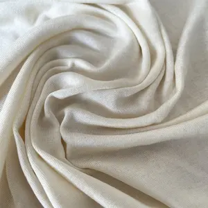 100% Mulberry Silk Jersey Knit Silk Knitted Fabric For Single Round Knitting Fabric