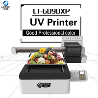 잉크젯 60CM*90CM UV 평판 프린터 XP600 헤드 6090 소형 평판 UV 프린터