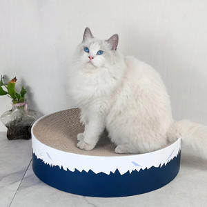 ICLE 500mm Móveis Gato Coçar Board Forma Redonda <span class=keywords><strong>Cat</strong></span> Lounger Atacado Papelão <span class=keywords><strong>Cat</strong></span> <span class=keywords><strong>Scratchers</strong></span> Ondulado - Product Image 5