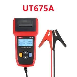Probador de Baterías de Automóvil UNI-T UT675A 12V 24V con Impresora para Pruebas de Arranque, Carga y Carga Máxima - Product Image 1