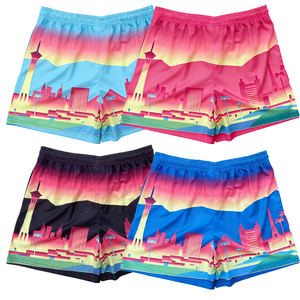 Shorts de Playa Personalizados de Secado Rápido, Pantalones de Natación con Sublimación Personalizada, Cintura Elástica, Estilo Bermuda para Hombre - Product Image 1