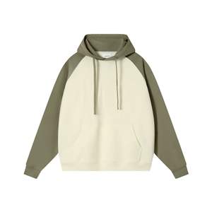 เสื้อฮู้ดเทอร์รี่พร้อมสายรัดสำหรับผู้ชายโอเวอร์ไซส์ผ้าฝ้าย - Product Image 4