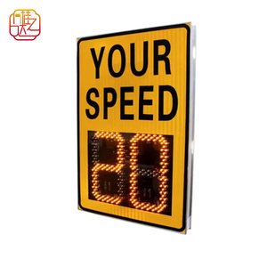 Radar di misurazione della velocità Display a LED segnale di istantanea intelligente per esterno velocità limite di velocità rilevatore radar - Product Image 3