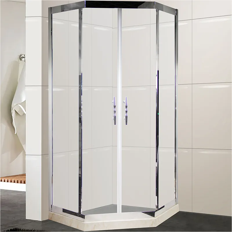 hangzhou tempered glass shower door glass pivot hinged partition shower door slinging rotating hinged shower door