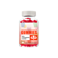 Gommes de créatine monohydrate pour la croissance musculaire et l'énergie des adultes, 3 g par jour, complément nutritionnel sportif