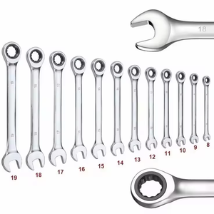 Customized Industrial Inch Double Head CR-V Combination <strong>Wrench</strong> <strong>Set</strong> Metric Torque <strong>Wrench</strong> Spanner Ratchet Hand Tool OEM Support - Product Image 3
