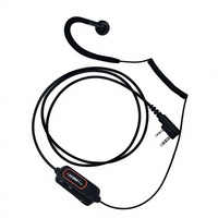 Headset Elektrostatis Kontrol Suara dengan Mikrofon dan Peredam Kebisingan Aktif untuk Semua Interkom K-head