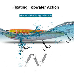 Xida 155mm Yüzen Kalem Tipi Yem 42g Üst Su Yüzeyi Stickbait Üst Su Yüzeyi Kalem Tipi Balıkçılık Yemi 155mm 42g Yüzen Stickbait Levrek ve GT için - Product Image 4