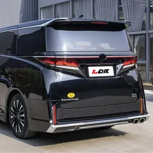 Baru!!! Body Kit Bumper dengan lampu utama, Fender wajah depan untuk TO YO TA Alphard 2015-2023 Upgrade ke 2024 Alphard 40 Series