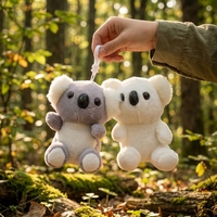 Adorable Bracelet en Peluche Durable et Mignon, Brodé, Anti-Stress, Personnalisable, Remplissage en Coton PP, Jouet en Peluche Animal