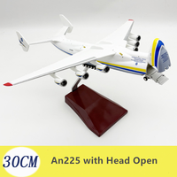 Meilleurs Coffrets Cadeaux Échelle 1:280 30cm Matériel Résine Avion ANTONOV An-225 Modèle d'Avion de Bureau en Diecast