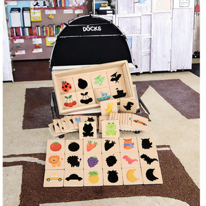 Nouveautés, directement de l'usine, puzzles en bois 3D à assembler soi-même, en contreplaqué, éducatifs, Montessori, dessins animés, puzzles à chevilles, jouets éducatifs colorés - Product Image 2