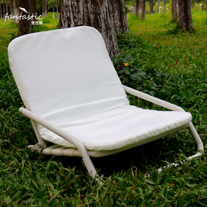 Pique-nique de voyage de camping de pêche pliante portable, chaise extérieure dos en maille quatre fauteuils avec porte-gobelet - Product Image 4