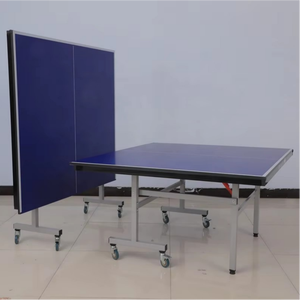 <span class=keywords><strong>Mesa</strong></span> de Tenis de <span class=keywords><strong>Mesa</strong></span> Plegable de MDF de 15 mm de Grosor con Ruedas, <span class=keywords><strong>Mesa</strong></span> de <span class=keywords><strong>Ping</strong></span> <span class=keywords><strong>Pong</strong></span> de Alta Calidad con Patas de 30*30 mm, Venta al por Mayor - Product Image 5
