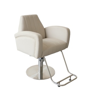 Güzellik berber antika <span class=keywords><strong>Salon</strong></span> ekipmanları ve mobilya saç tüm amaçlı sandalyeler Metal berber dükkanı tarzı sandalye - Product Image 2