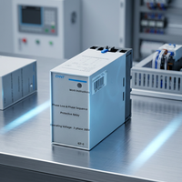 Relais de protection de phase et de séquence de phase Chint XJ3-G/XJ3-D AC380V, multifonctionnel, contre les surtensions et les sous-tensions, pour distribution