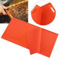 Molde de PVC blando para cera de abejas, base para colmena, lámina prensada para cera de abejas, herramientas de apicultura
