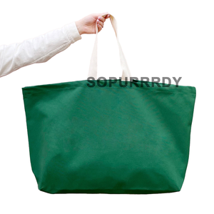 Custom Logo Gigantic Reusable Shopper Beach Tote Bag Oversized Eco-Friendly Solid-Colored Grocery <b>Handbag</b> <b>for</b> <b>Men</b> Women - Product Image 6