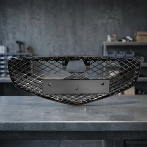 Calandre supérieure Genesis G80 pré-lifting 2021-2023 (noir brillant) en ABS, matériau de luxe, installation facile - Product Image 3