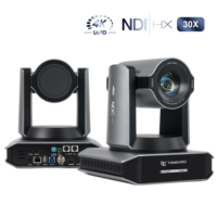 Sensor 1/1.8 4K60fps con Zoom Óptico 30X y NDI | Cámara PTZ HX3 POE con Seguimiento Automático para Transmisión en Vivo de Deportes/Iglesias/Grandes Eventos