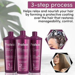 Protéine Kératine OEM ODM Traitement à la kératine brésilienne pour les cheveux Best-seller <span class=keywords><strong>KIT</strong></span> DE PROTÉINES DE Kératine - Product Image 5