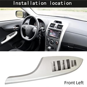 Toyota Corolla Power <b>Window</b> Switch <b>Trim</b> Cover Silver 7427202290 Front Rear Left Right With Tool - Product Image 4