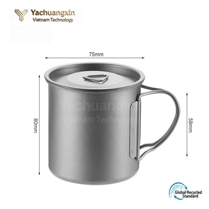 Mug with lid, folding handle, tea <b>cup</b>, water <b>cup</b>, tea set, travel, <b>camping</b>, outdoor activities - Product Image 6