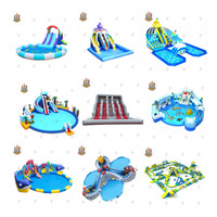 NOVA Innovation Nouveau toboggan géant gonflable d'extérieur pour parc aquatique, jeux d'obstacles, accessoires, équipement, prix, toboggan pour piscine
