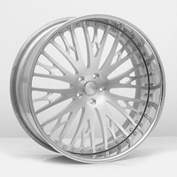 Jantes forgées de luxe à rayons multiples, deux pièces, style Cravatta, en alliage T6061, pour Rolls Royce Cullinan et Maybach Classe S