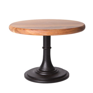 Support à gâteau en bois au design classique, qualité supérieure, taille personnalisée, pour servir des fruits et des desserts à bas prix - Product Image 3