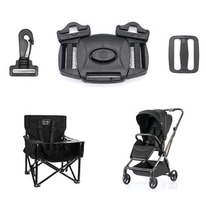 Hebilla de seguridad de cinco puntos, tipo cuadrado grande de plástico para asiento elevador de coche para niños, accesorios A154 - Product Image 4