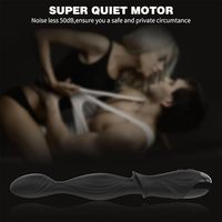 Vente chaude vibrant Anal perle godemichet Anal-Silicone Flexible 10 Modes de Vibration Graded Design Plug anal vibrant a perles anales