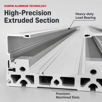 Pièces et accessoires d'automatisation en aluminium sur mesure, supports, plaques et raccords usinés CNC pour équipements industriels