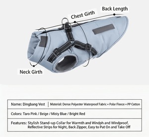 OEM ODM 宠物用品畅销产品 Ropa Para El Frio 冬季宠物护理服 小动物用品 狗狗服装品牌 时尚 - Product Image 4